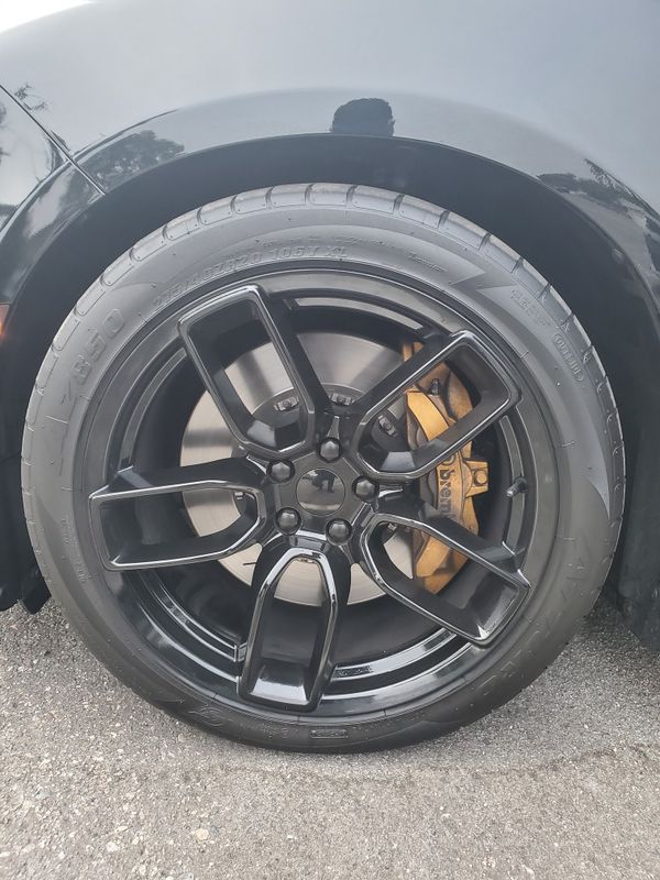 Dodge Redeye Devil's Rim Replica 20 inch Staggered wheels and tire set ...