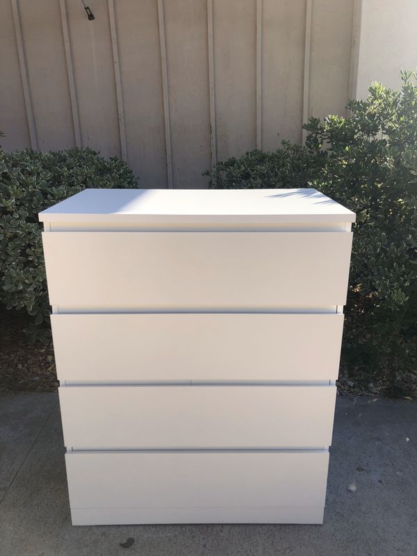  IKEA  MALM  4  Drawer  Dresser  White for Sale in La Mesa CA 