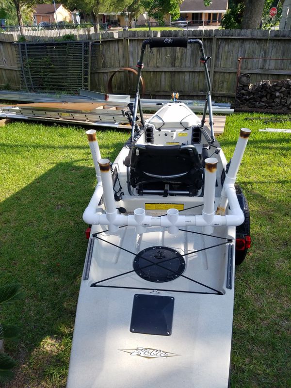 2015 hobie PA14 kayak with trailer for Sale in Houston, TX OfferUp