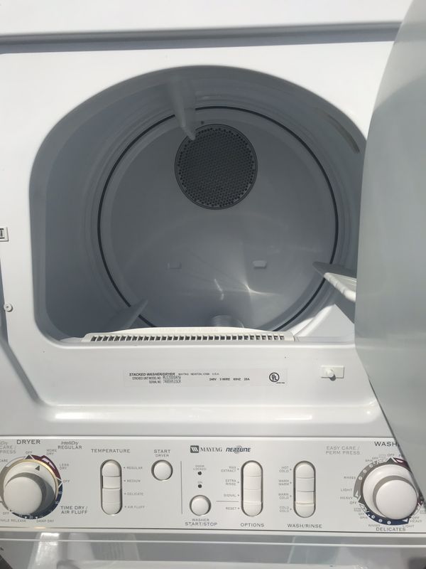Maytag Neptune stackable washer and dryer for Sale in Waddell, AZ OfferUp