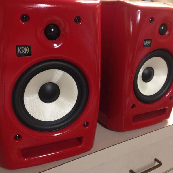 Rare red krk rokit monitor speakers for Sale in Los Angeles, CA OfferUp