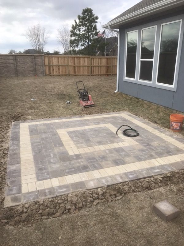 12x12 Paver patio all material and labor included for Sale in Katy, TX - OfferUp