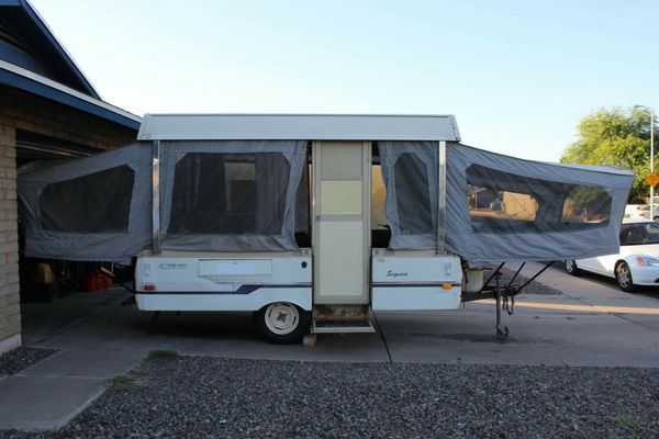coleman pop up camper trailer