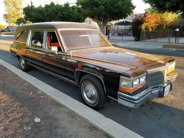 Cadillac brougham hearse