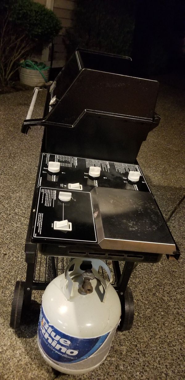 weber 3 burner with side burner
