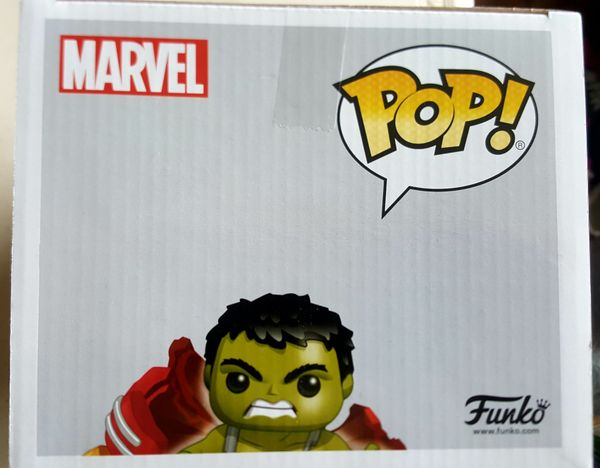 hulk busting out of hulkbuster funko pop