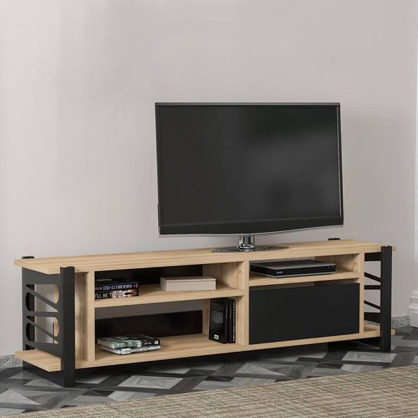 Loop Tv Stand Media Console Entertainment Table For In Loop Tv Stand Media Console Entertainment Table