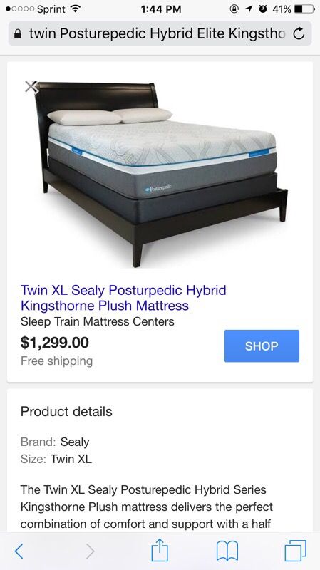 Twin Xl Mattress Posturepedic Hybrid Elite Kingsthorne For In 199sold