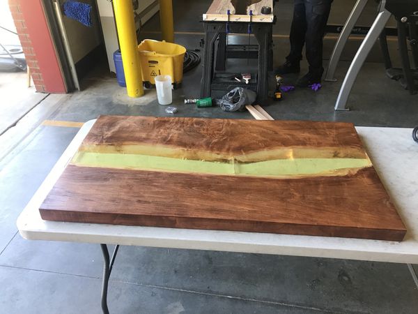 Epoxy resin river table for Sale in Raleigh, NC - OfferUp