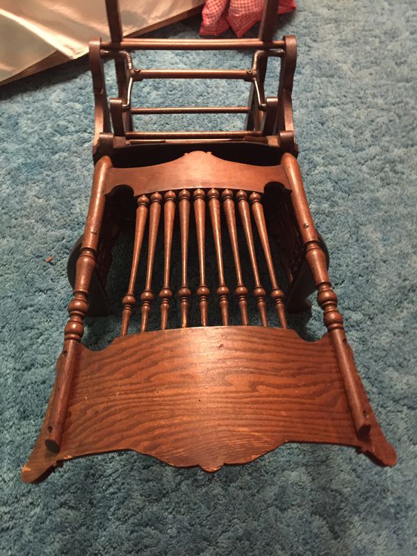 Antique Wisconsin Chair Company Platform Rocker & Glider for Sale in