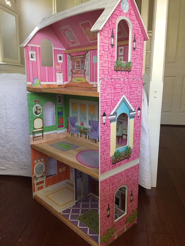 Barbie doll house + furniture and accessories for Sale in Corona, CA
