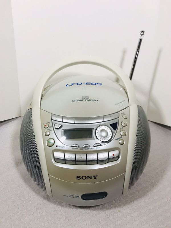 Vintage Sony Cfd Cd Cassette Player Am Fm Radio Recorder Boom Box | My ...