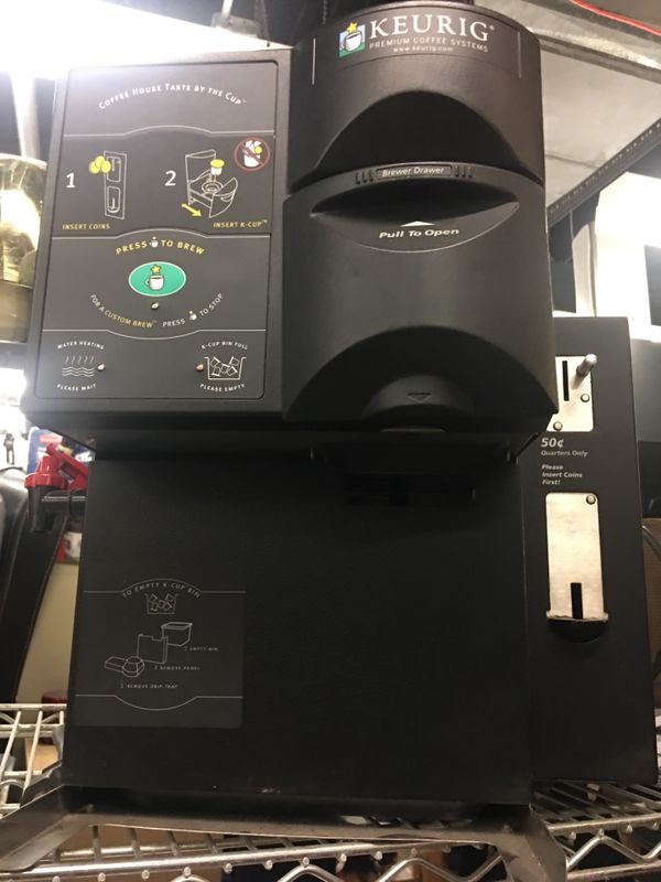 Commercial Keurig Vending Coin Operated Coffee Maker for Sale in