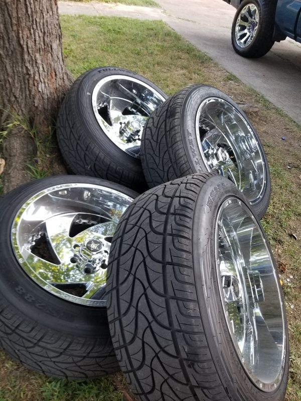 22x12 rims and tires for Sale in Dallas, TX OfferUp