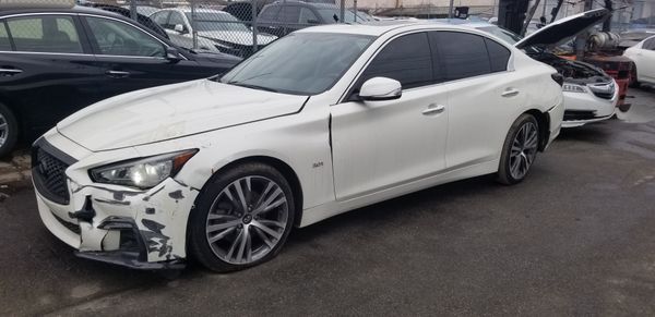 2018 INFINITI Q50 TYPE S 3.0T AWD WHITE WITH BLACK LEATHER for Sale in ...