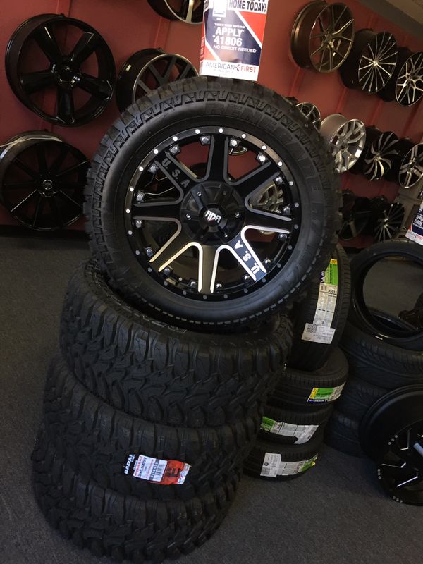 OFF ROAD WHEELS AND TIRES FOR TOYOTA DODGE RAM CUMMINS CHEVY FORD GMC