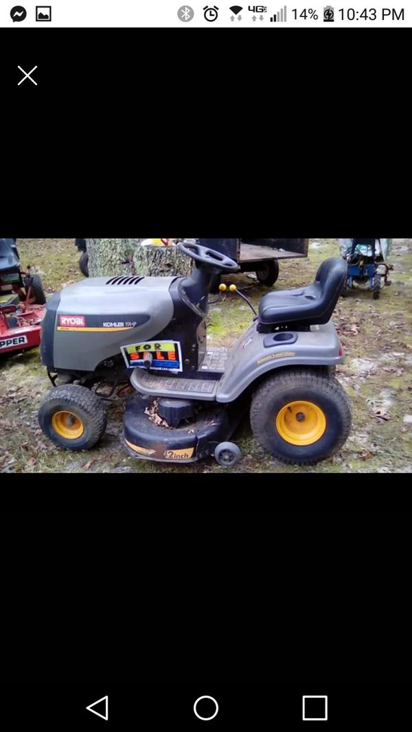 Ryobi Riding Lawn Mower Tractor No Motor for Sale in Galloway, NJ OfferUp