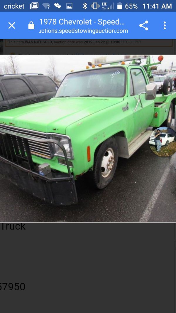 1977 Chevy tow truck for Sale in McMinnville, OR - OfferUp