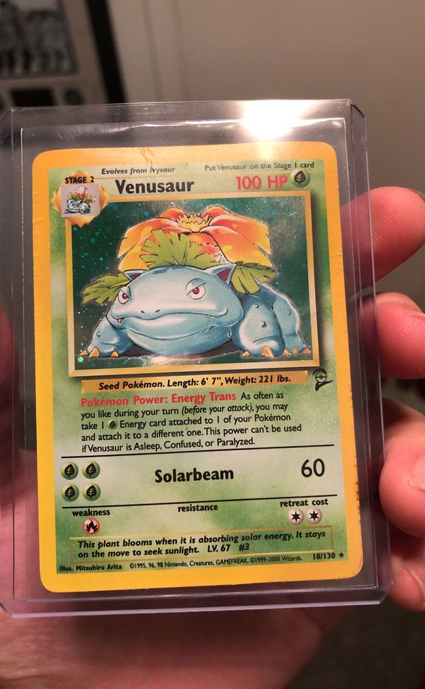 venusaur-2nd-edition-pokemon-card-for-sale-in-litchfield-park-az-offerup