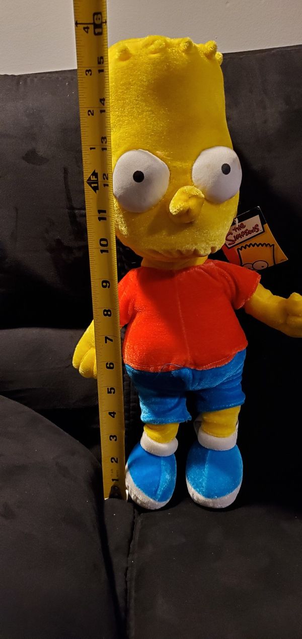 bart simpson plush universal studios