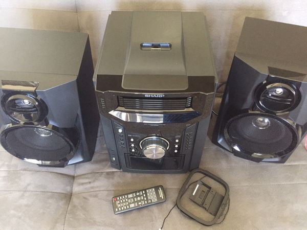 Sharp 240W 5-Disc Compact Stereo System CDDH950P (CD Has Issue) for ...