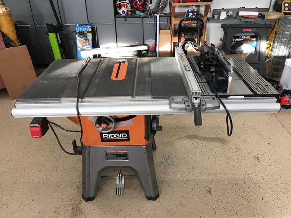 Ridgid r4512 table saw with Bosch ra1181 router table attached for Sale ...