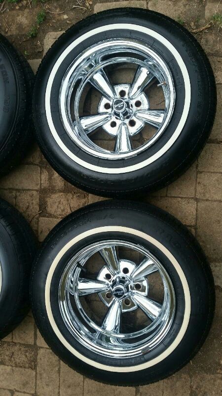 14x7 reversed Supreme 5 spoke lowrider, rat rod, sled rims ...