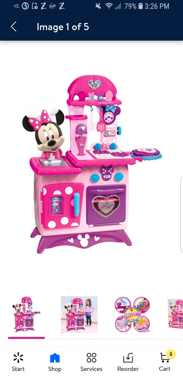 minnie mouse flipping fun play kitchens stores