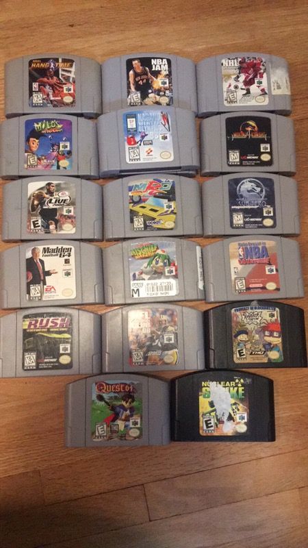 N64 games nintendo 64 for sale for Sale in Minneapolis, MN - OfferUp