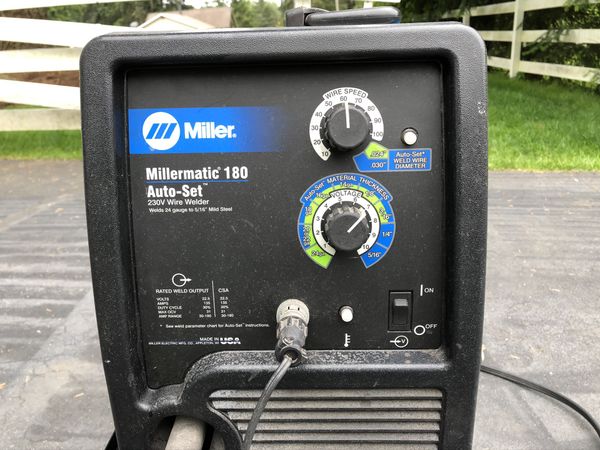 Millermatic 180 Auto-Set Welder for Sale in Snohomish, WA - OfferUp