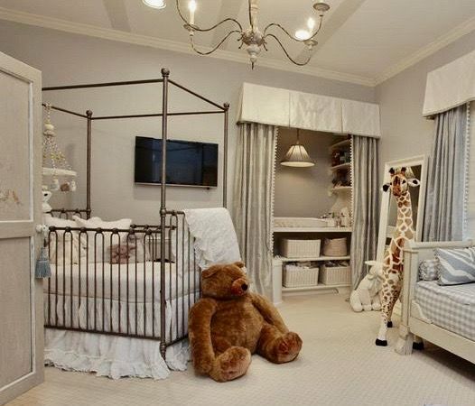 Restoration Hardware Martine Iron Canopy Crib New 550 For