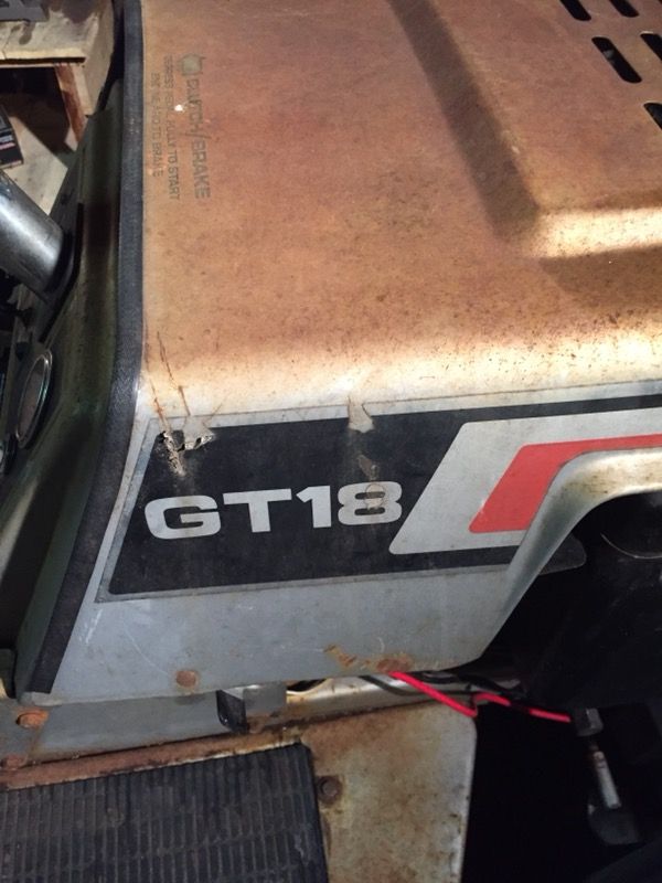 Sears Craftsman Gt18 at Craftsman Tractor