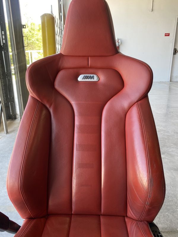 F80 & F30 BMW M3 Merino red *HEATED* front driver seat for Sale in ...