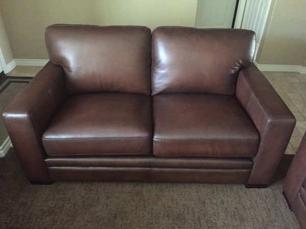 Luca 2 Piece Leather Sofa Set New for Sale in Corona, CA