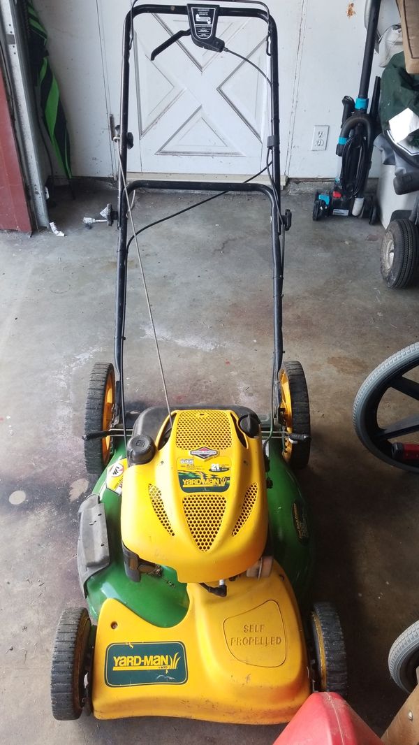 21" Yardman 675 series self propelled bagging lawn mower for Sale in