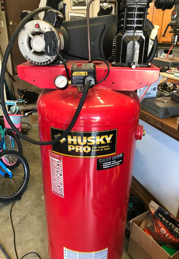 Husky pro 60 gallon 5hp air compressor for Sale in Edmonds, WA OfferUp