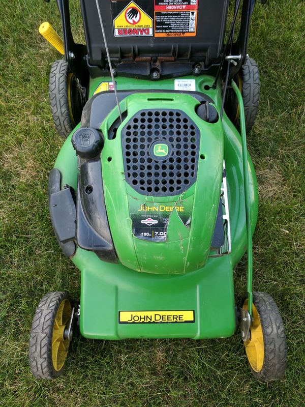 2010 John Deere JS36 self propelled lawn mower with bag for Sale in