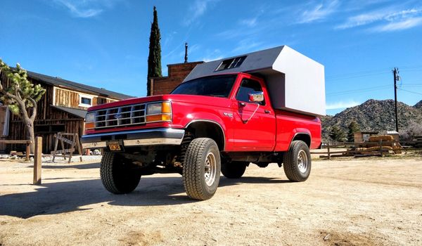 1991 Ford Ranger XLT Pickup Truck Camper Conversion - 2.3L - 4 Cyl