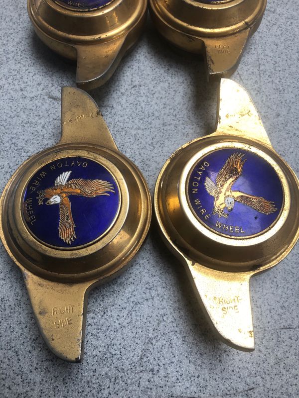 Dayton knock offs 2 way , gold . El Camino tires for Sale in Stockton