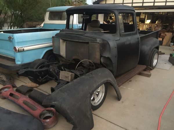 1956 Ford F100 F-100 project truck with front clip for Sale in ...