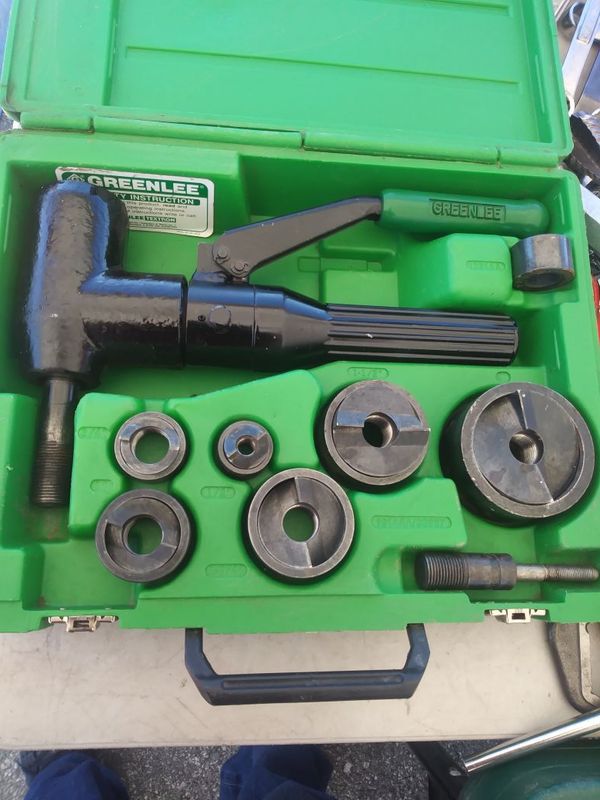 Greenlee Hydraulic knockout punch set for Sale in San Jose, CA OfferUp