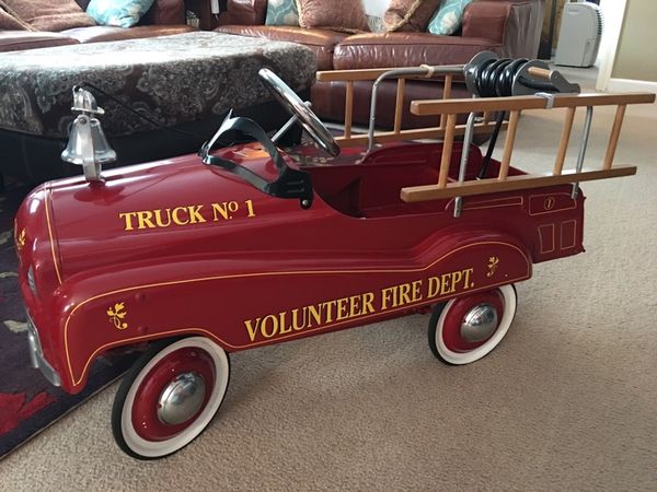 antique pedal truck