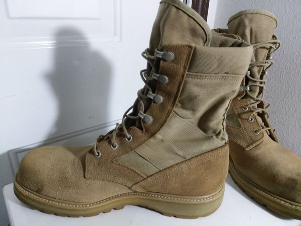 Men's military 8430 combat boots steel toe desert tan for Sale in San ...