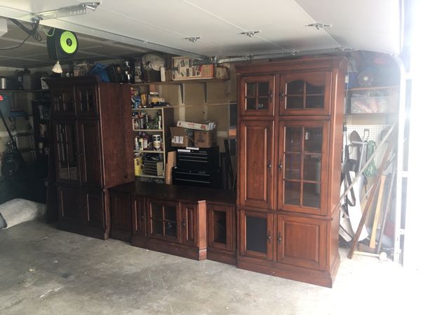 solid cherry entertainment center