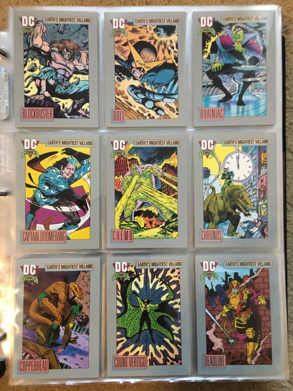 1991-dc-comics-trading-cards-complete-base-set-1-180-nm-m-impel