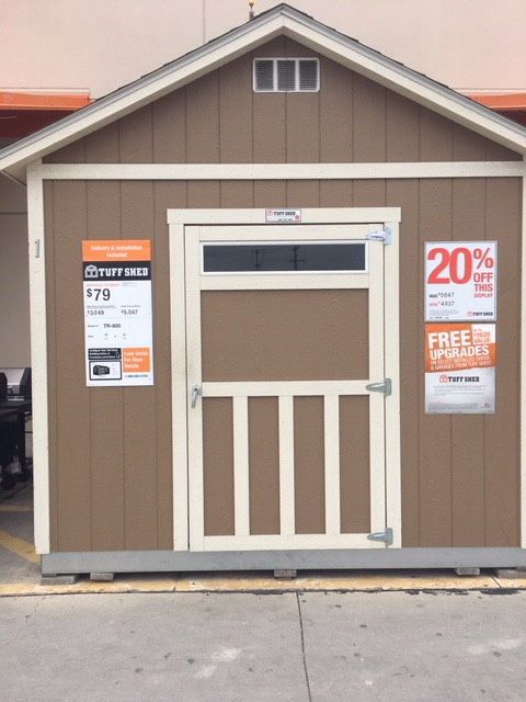 Save 20% on this great Tuff Shed TR-800 display shed at 