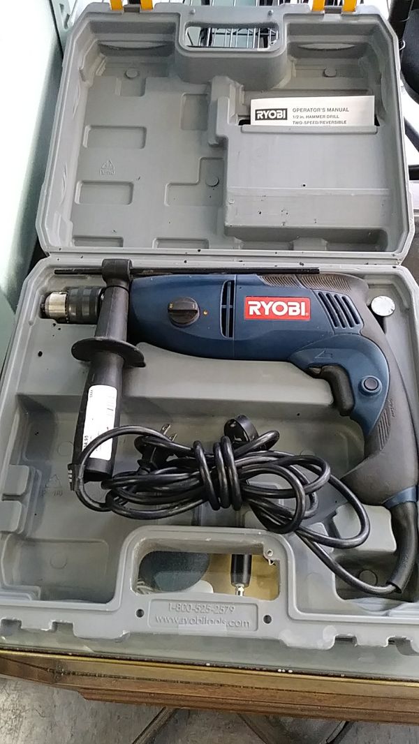 Ryobi. D552H. Hammer Drill 1/2 in for Sale in Joliet, IL OfferUp