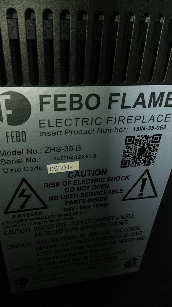 Febo Electric fireplace for Sale in Jacksonville, FL OfferUp
