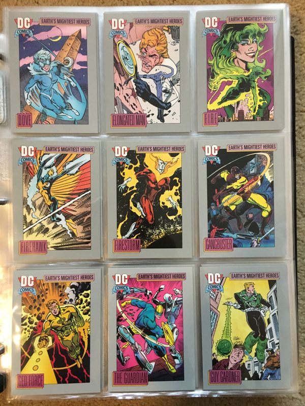 1991-dc-comics-trading-cards-complete-base-set-1-180-nm-m-impel