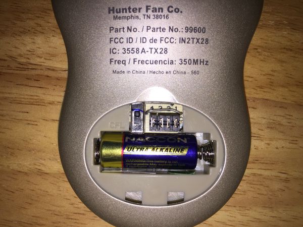 Three Hunter 3 Speed Ceiling Fan Light Remote Controls Wall
